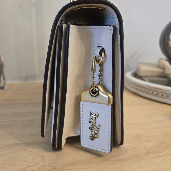 Coach Lux Bandit Shoulder Bag – Ivory (Style CC416) - Picture 3 of 9